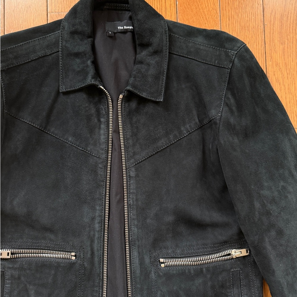 Black Suede Kooples jacket